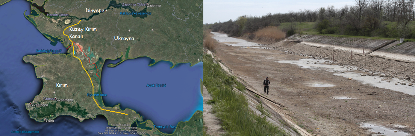 Rusya ve Ukrayna Arasındaki Kırım'a Su Verilmesi Gerilimi Art