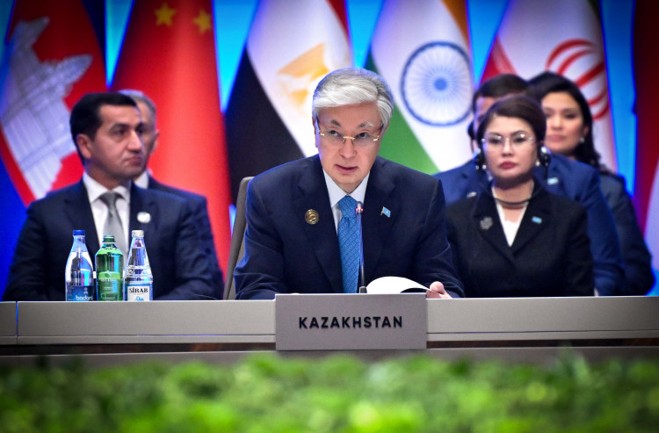 President Kassym_Jomart Tokayev Addresses a New  UN International Water Organization at the 7th CICA Summit